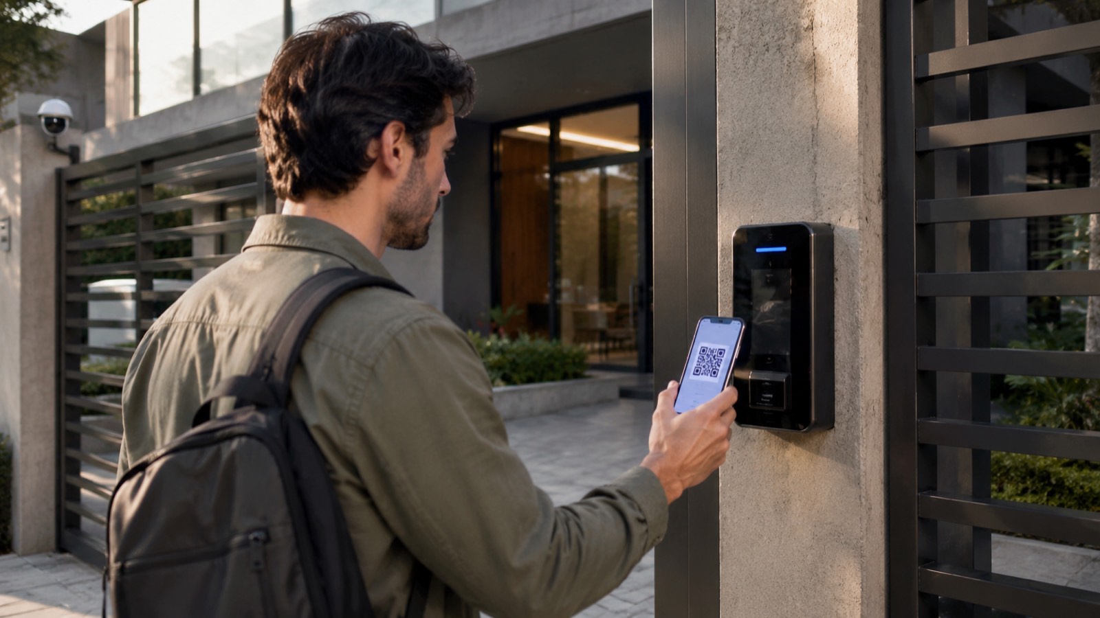 Control de acceso por código QR en la entrada